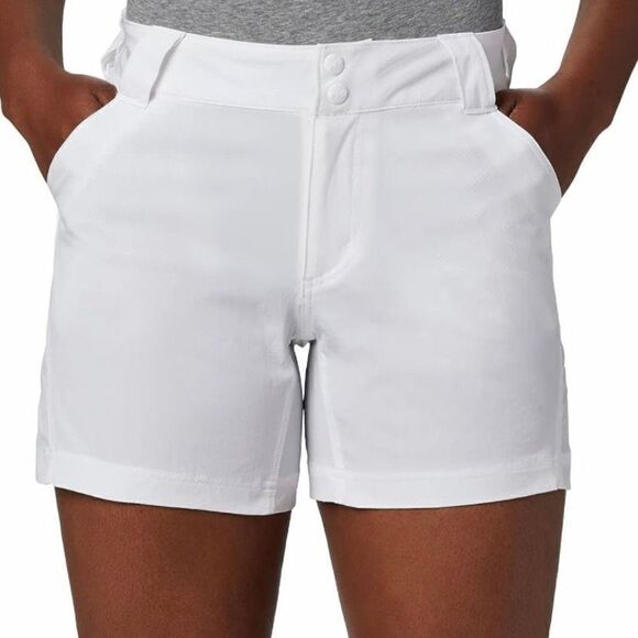 COLUMBIA SIZE 12 WOMENS CORAL POINT lii WHITE SHORTS - Picture 12 of 14